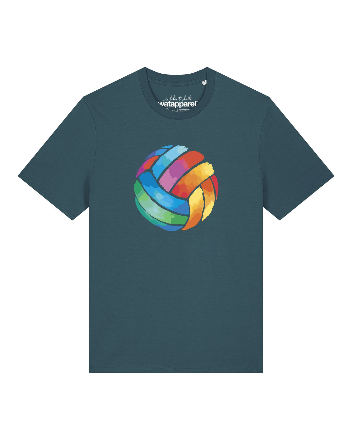 Volleyball in Watercolor | T-Shirt Unisex-front;C702
