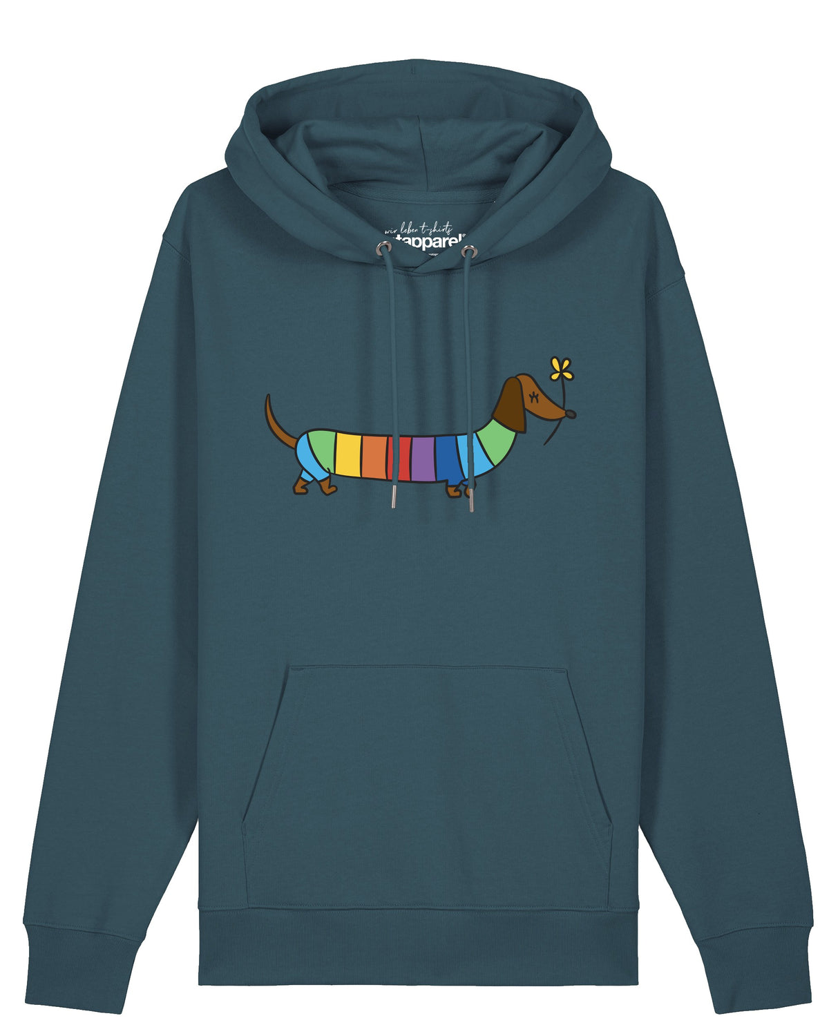 Regenbogen Dackel | Hoodie Unisex-front;C702
