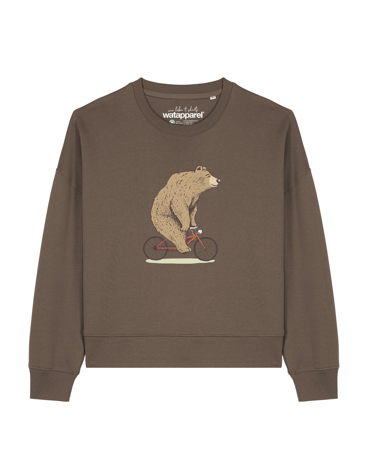 Fahrradbär | Sweatshirt Frauen-front;C135