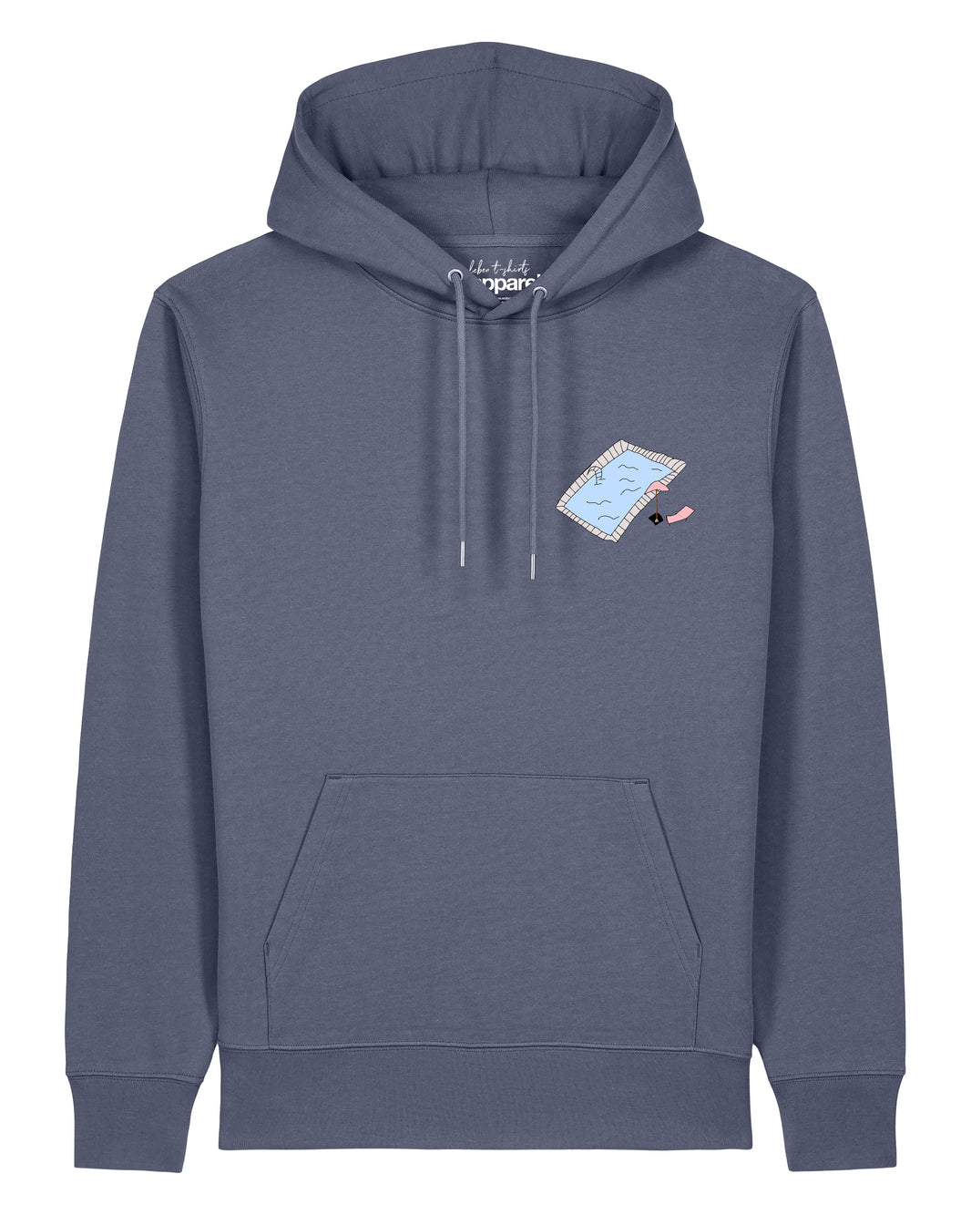 Swimmingpool chilling | Hoodie Unisex-front;C156
