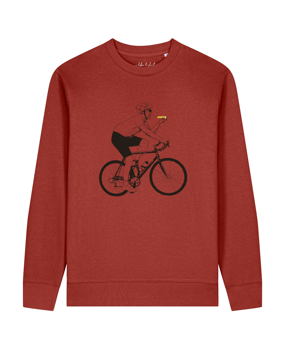 Fahrrad und Pizza | Sweatshirt Unisex-front;C150