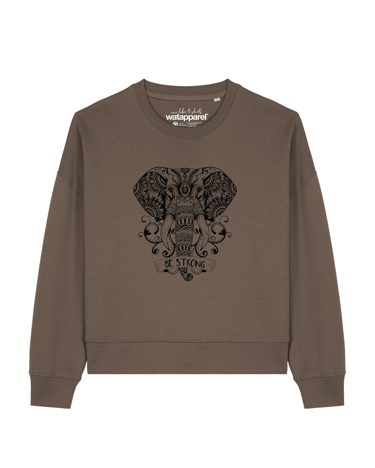 Mandala Elephant | Sweatshirt Frauen-front;C135