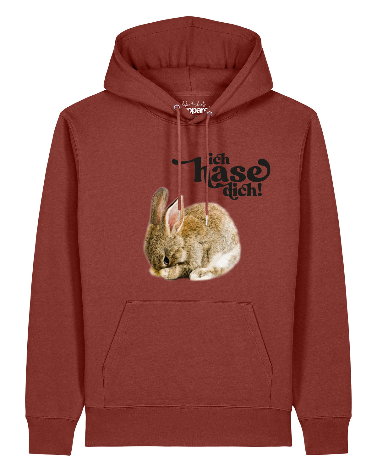 Ich hase dich! | Hoodie Unisex-front;C150