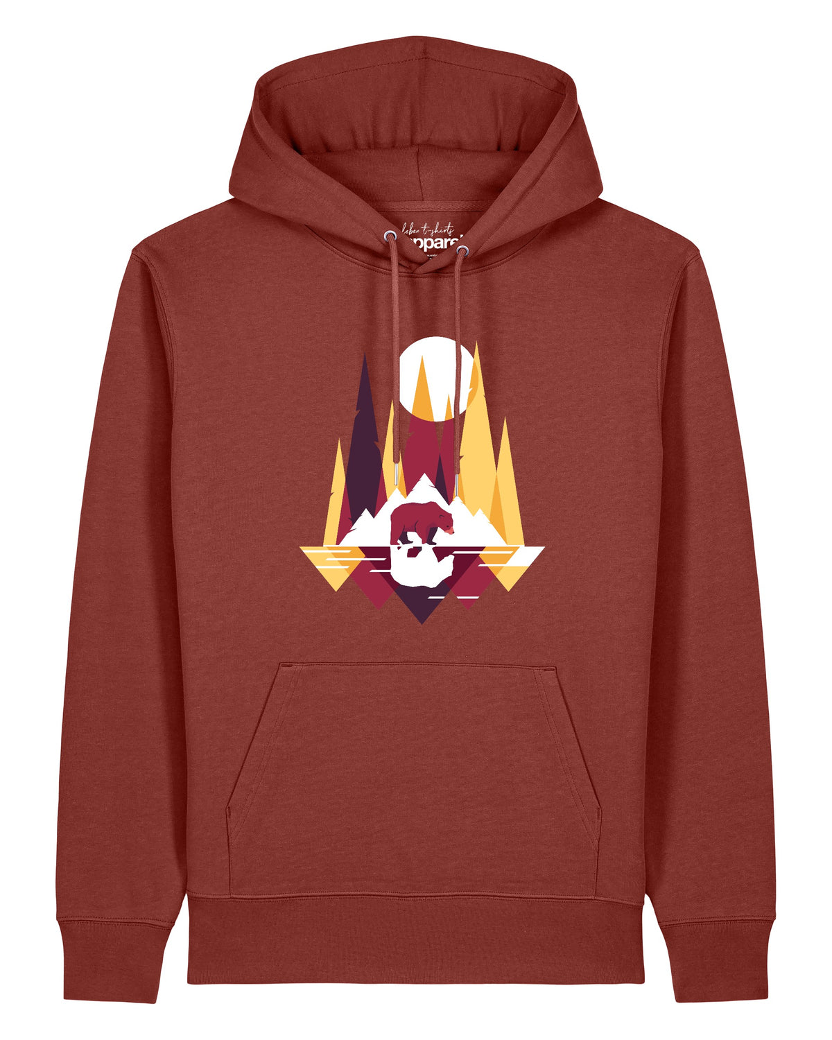Von Bären und Bergen | Hoodie Unisex-front;C150