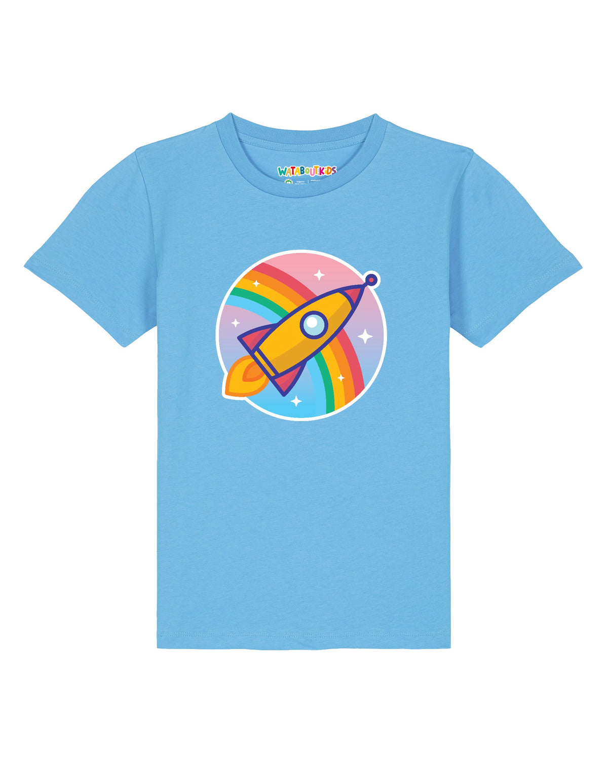 Cartoon Rakete | T-Shirt Kinder-front;C145