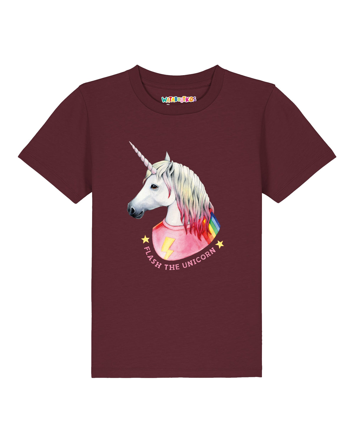 Flash, the unicorn | T-Shirt Kinder-front;C244