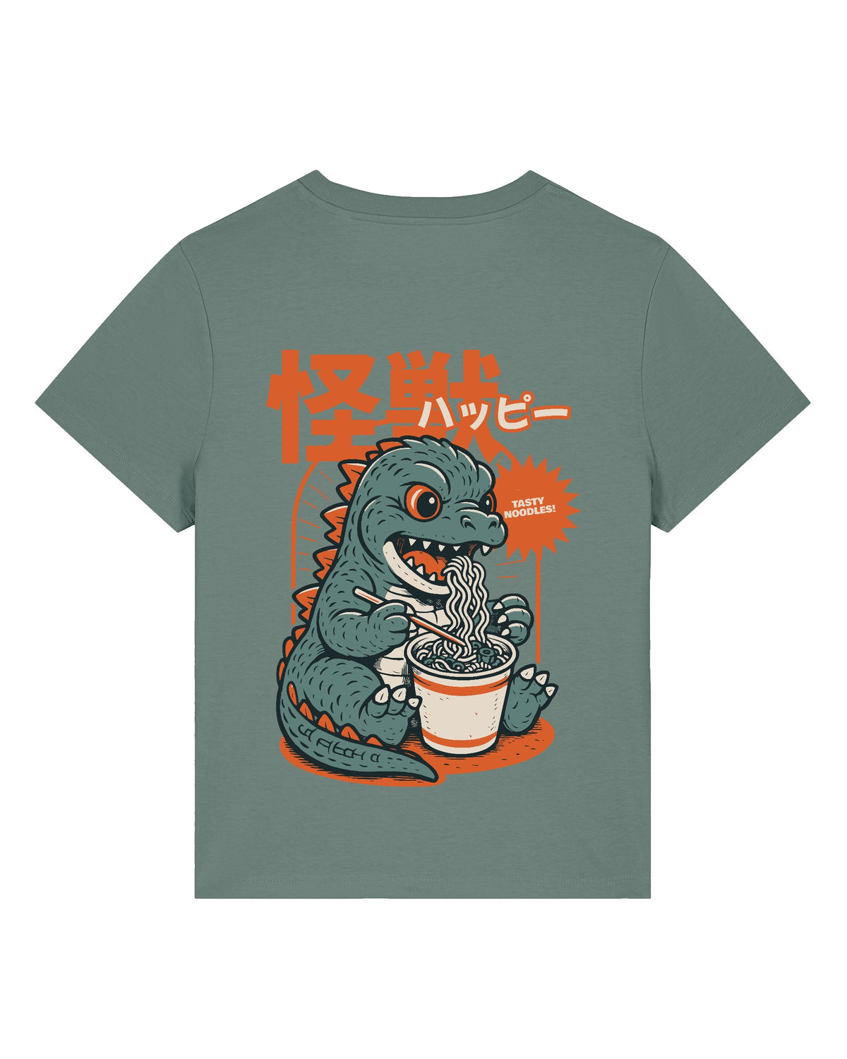 Ramen Dino | T-Shirt Frauen-back;C144