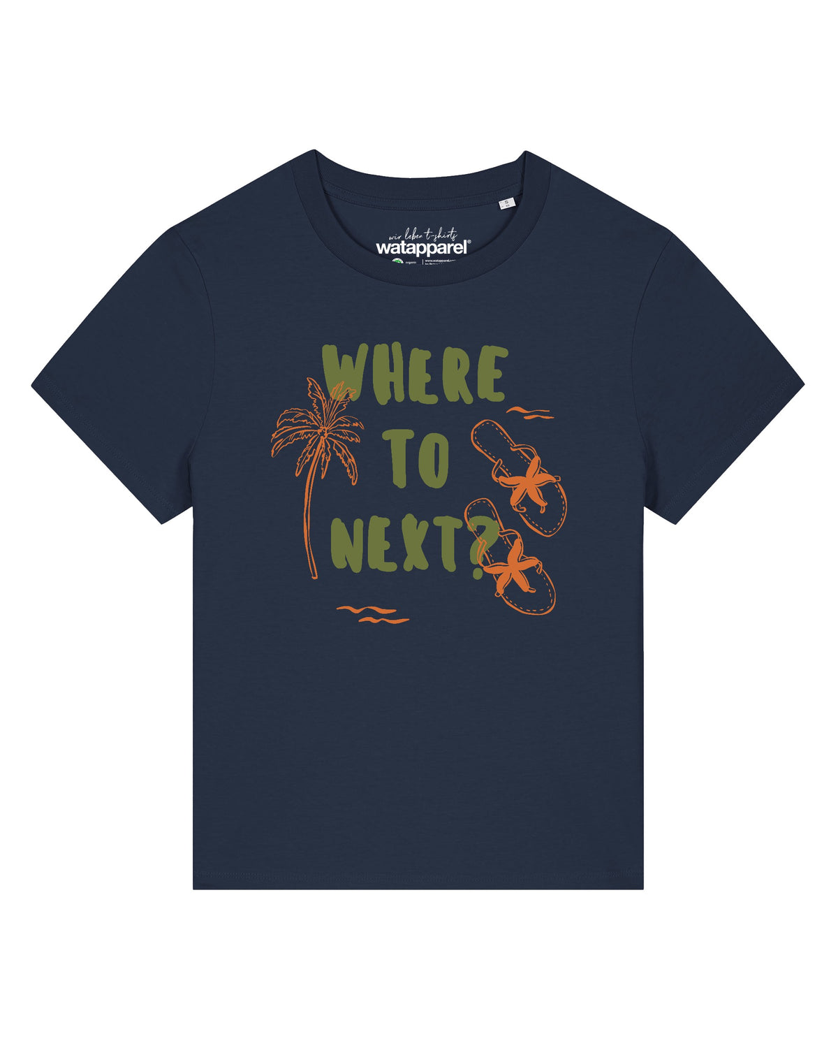 Where to next | T-Shirt Frauen-front;C727