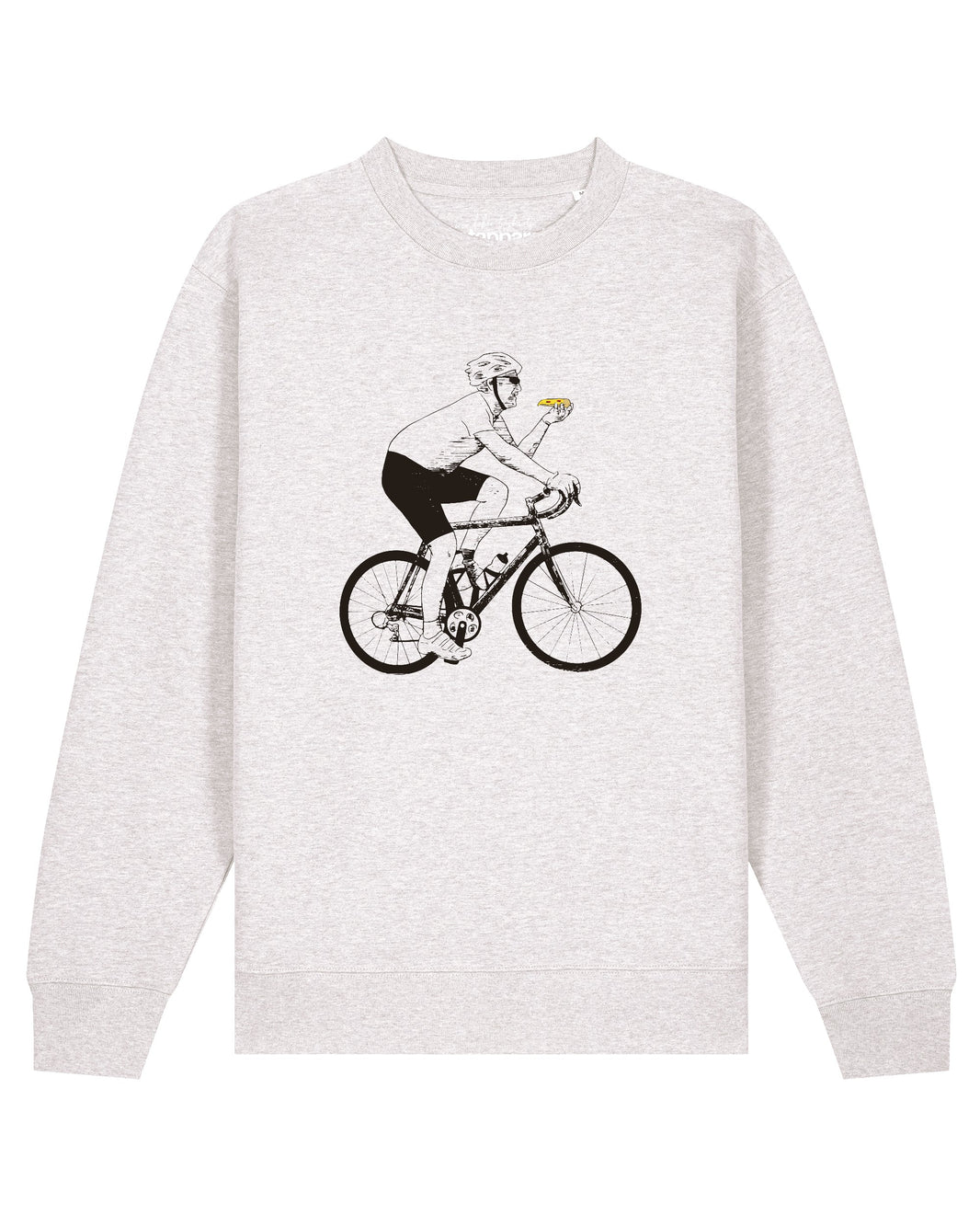 Fahrrad und Pizza | Sweatshirt Unisex-front;C146
