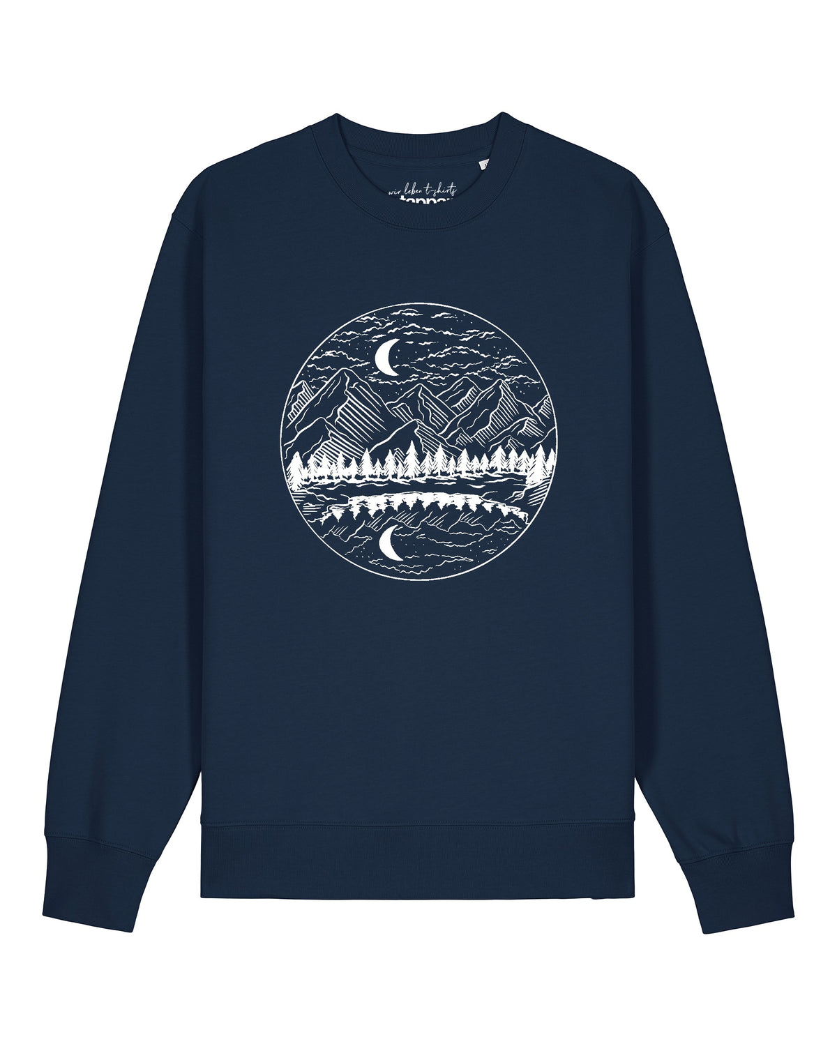 Mountains by night | Sweatshirt Unisex-front;C727
