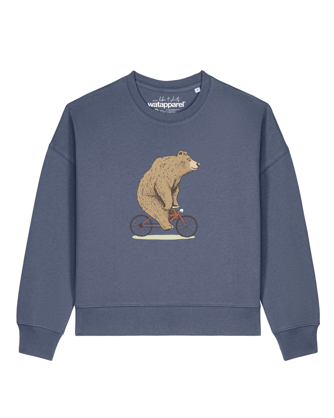 Fahrradbär | Sweatshirt Frauen-front;C156