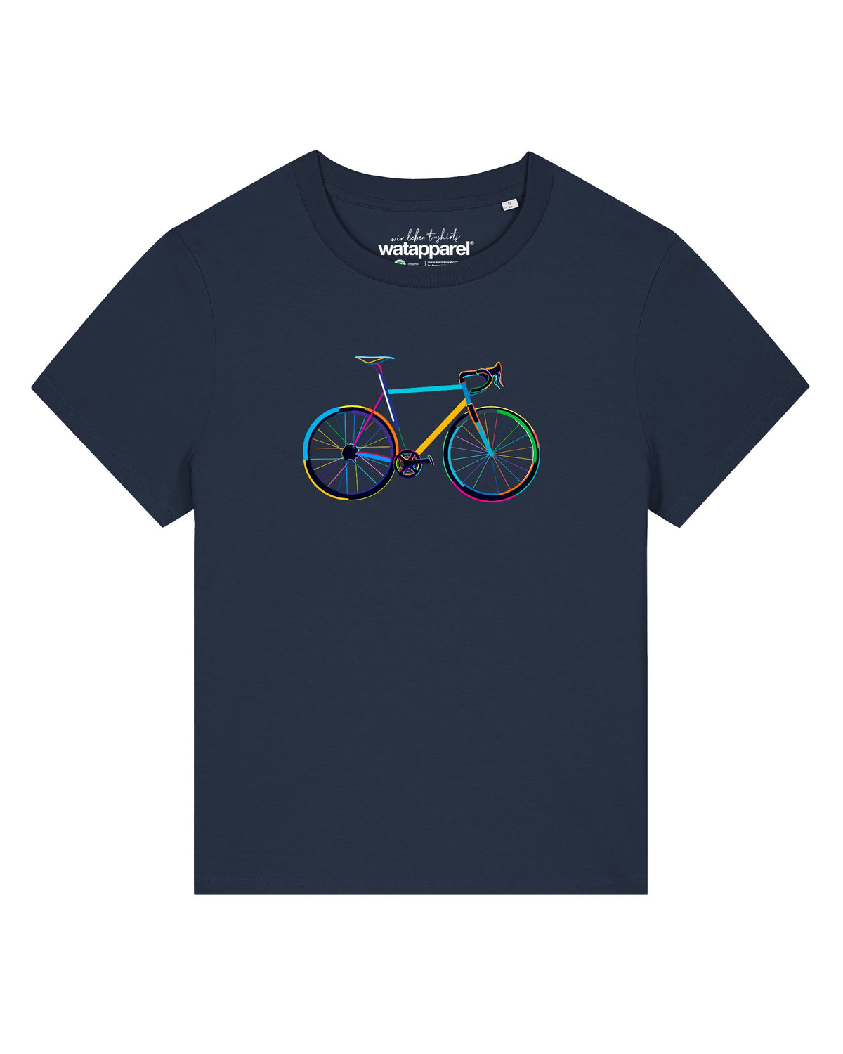 Fahrrad by night | T-Shirt Frauen-front;C727