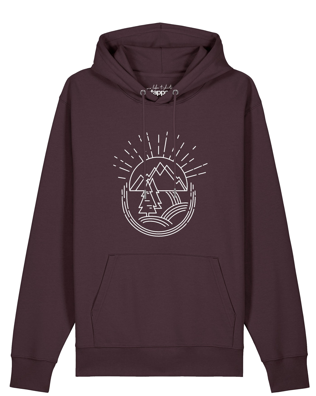 Natur ist schön | Hoodie Unisex-front;C116