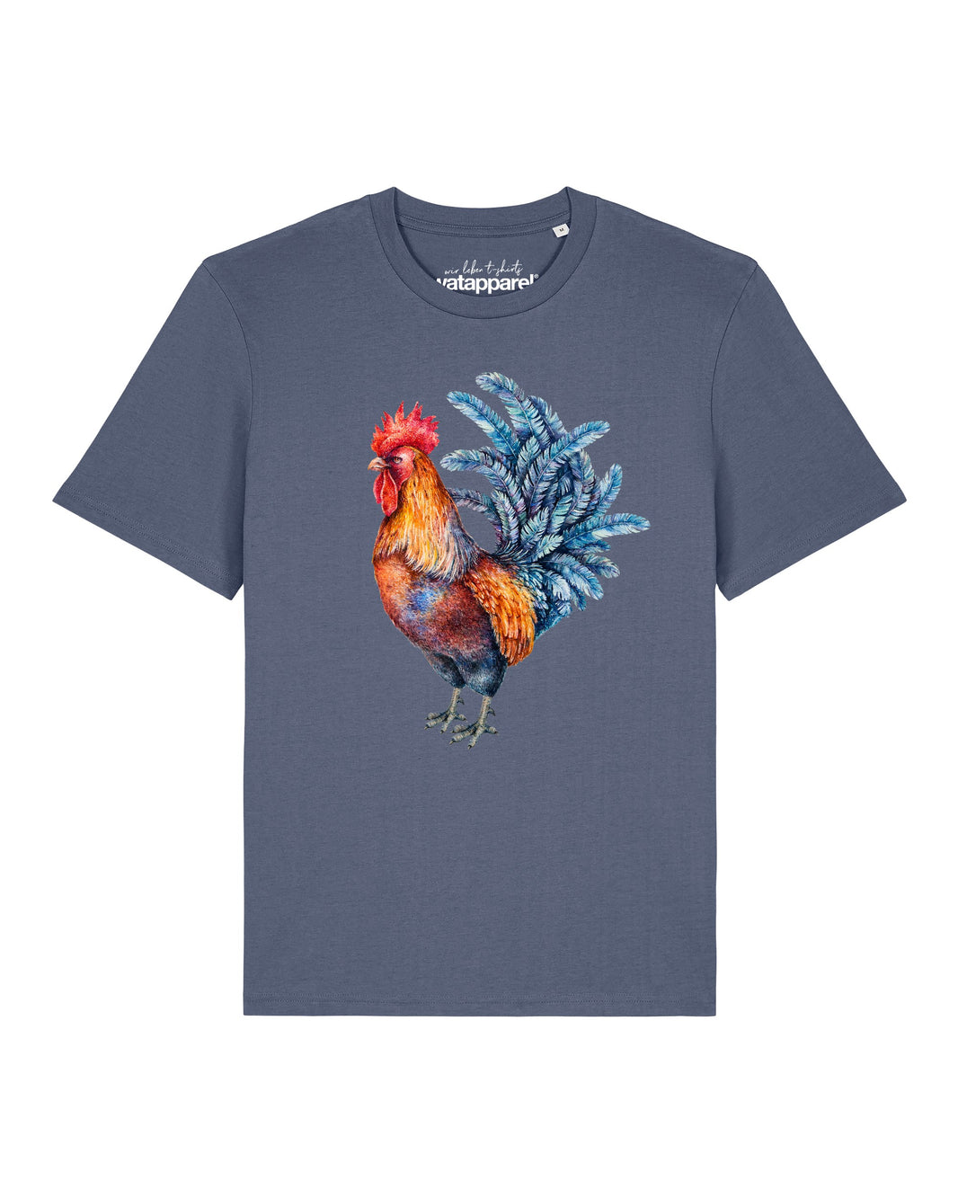 Grimmiger Gockel | T-Shirt Unisex-front;C156
