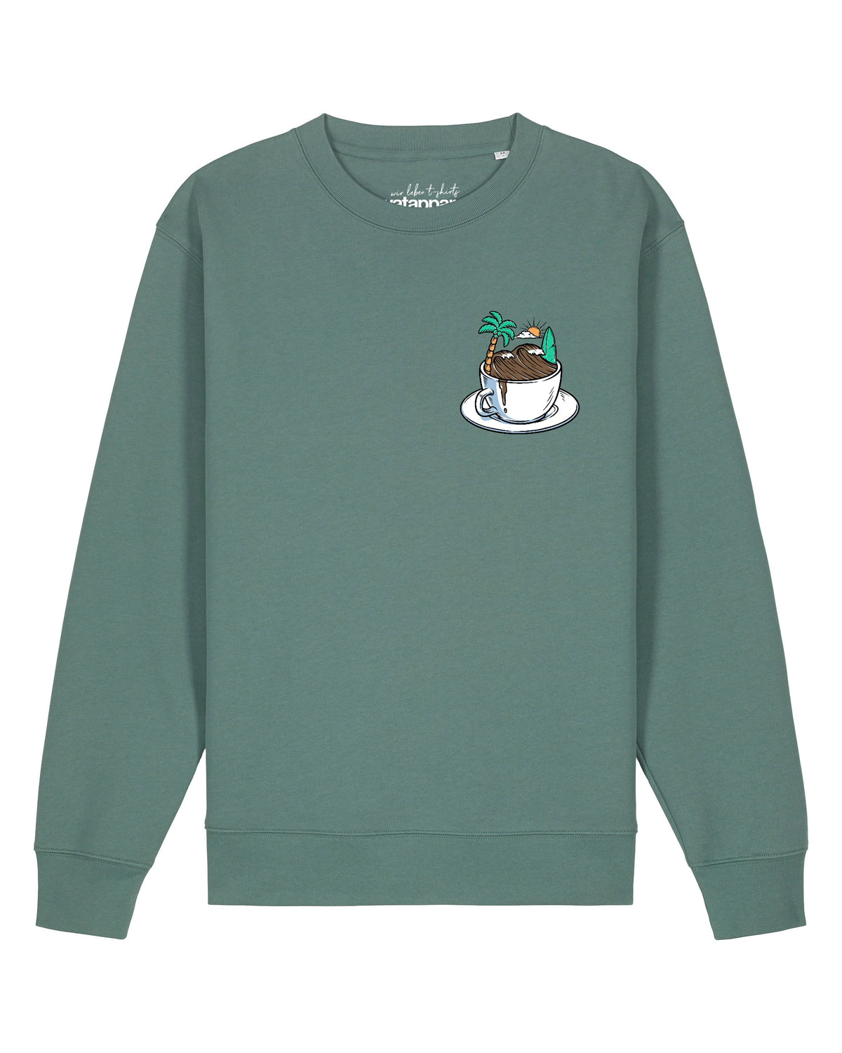 Coffee waves | Sweatshirt Unisex-front;C144