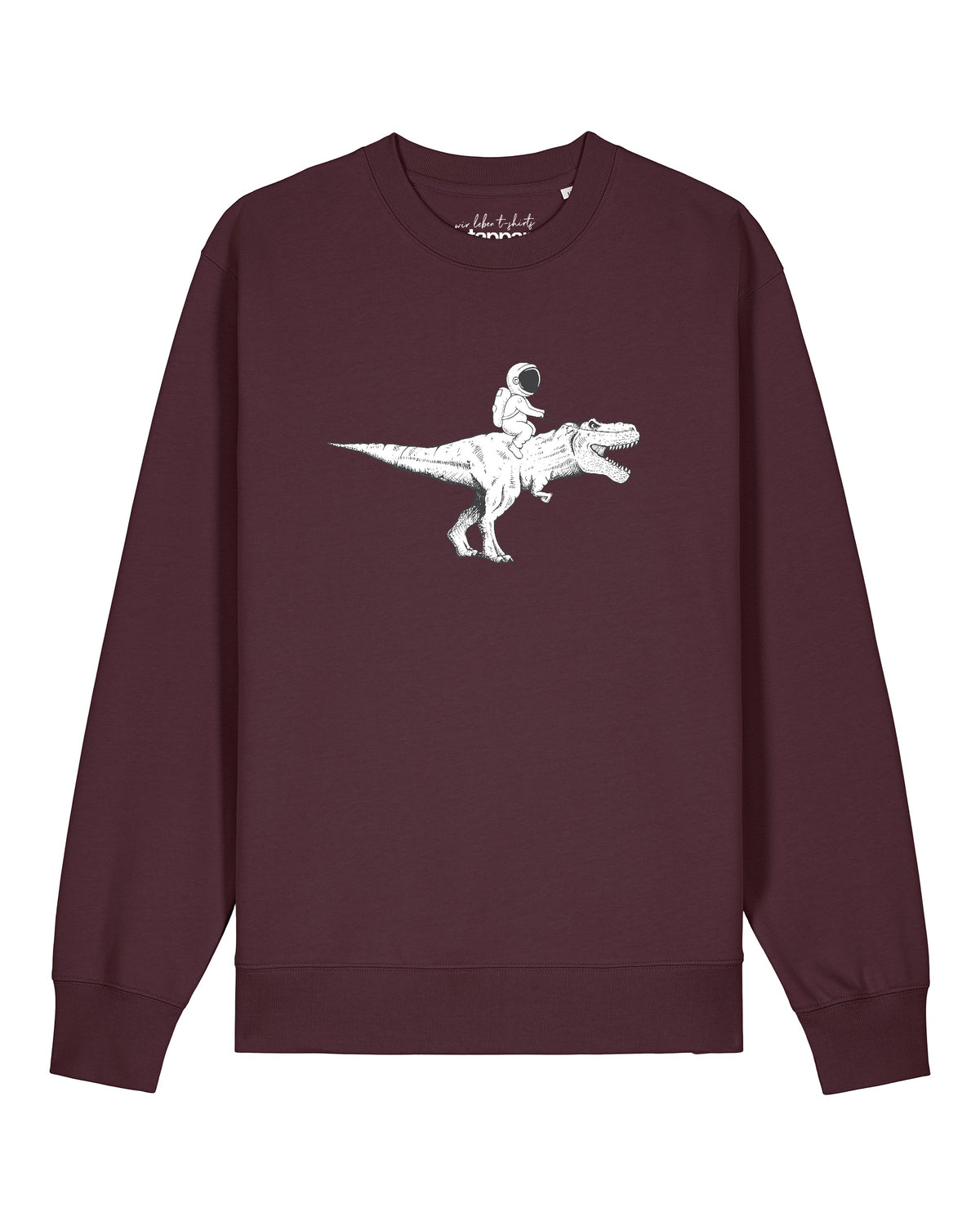 Astronaut on T-Rex | Sweatshirt Unisex-front;C116