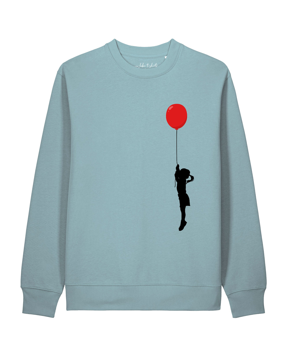 Mädchen mit Luftballon | Sweatshirt Unisex-front;C173