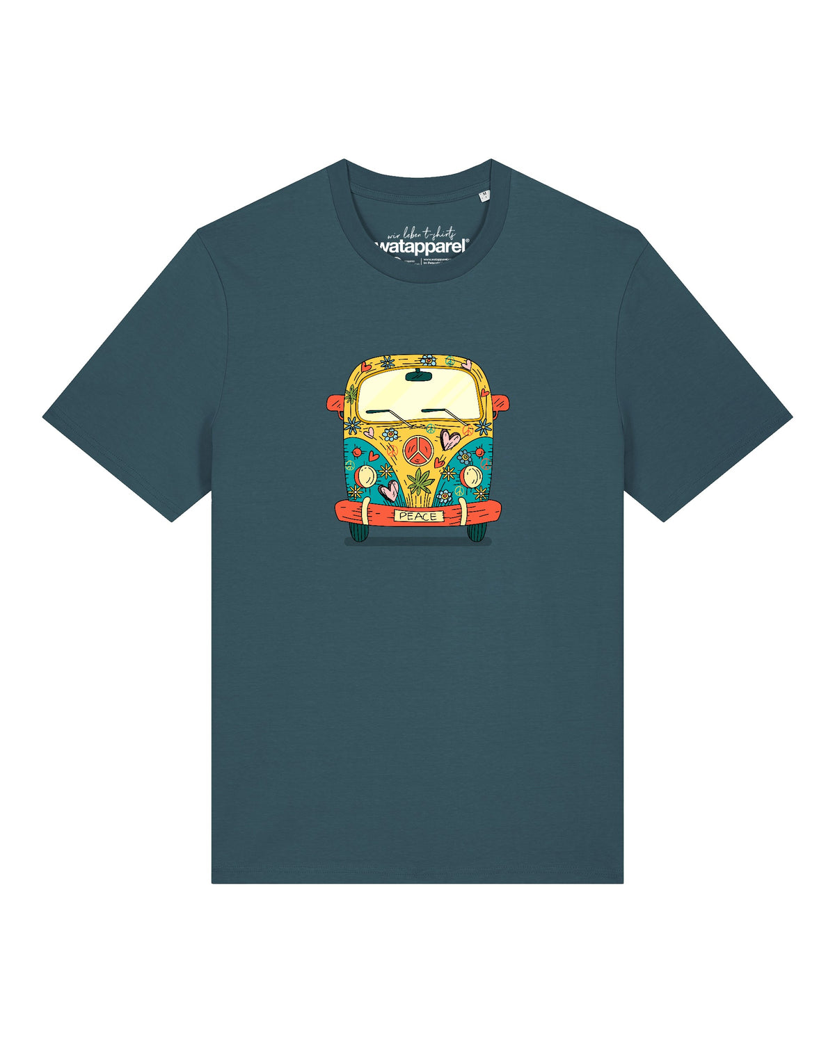 Hippies Bus | T-Shirt Unisex-front;C702