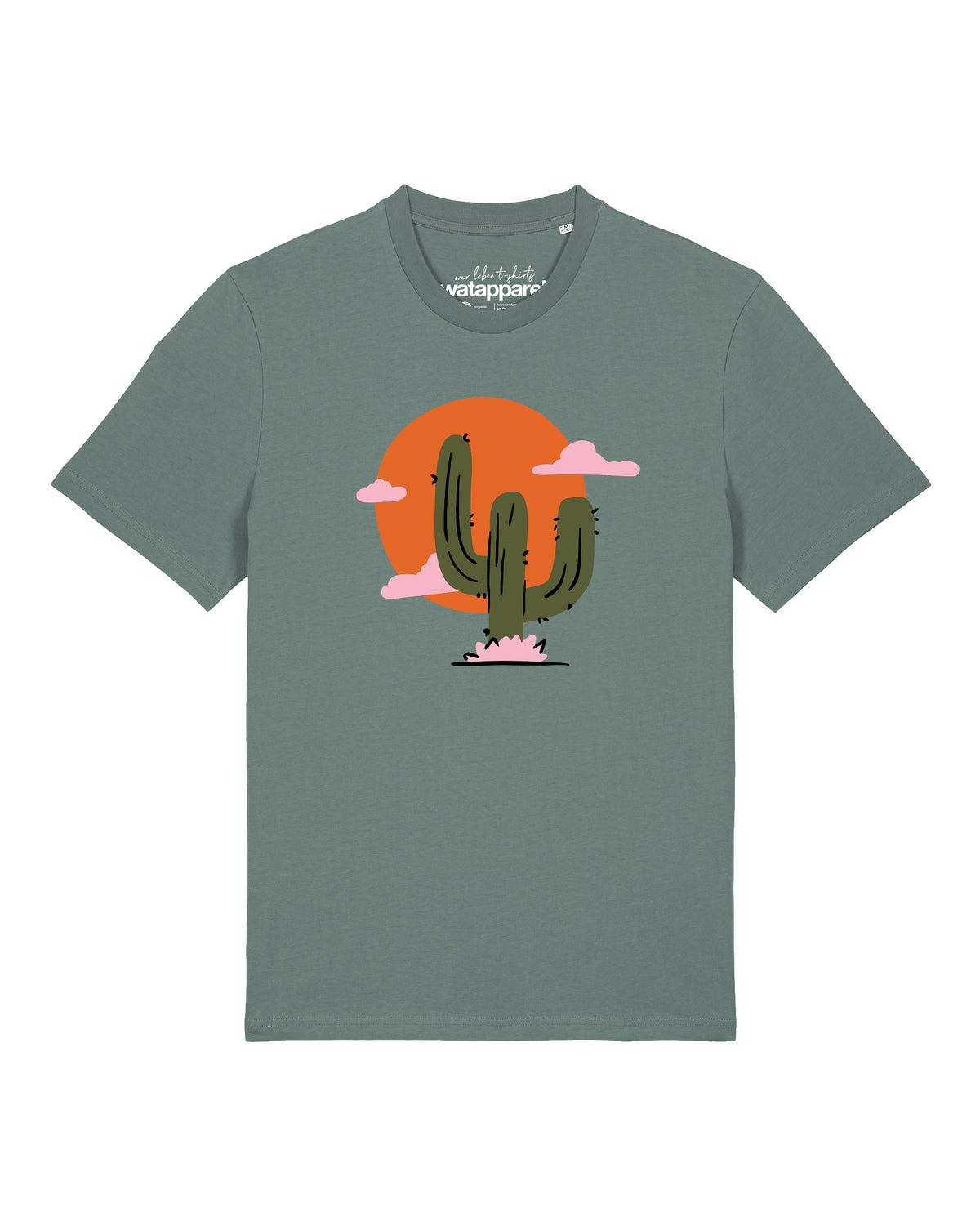 Kaktus im Sonnenuntergang | T-Shirt Unisex-front;C144