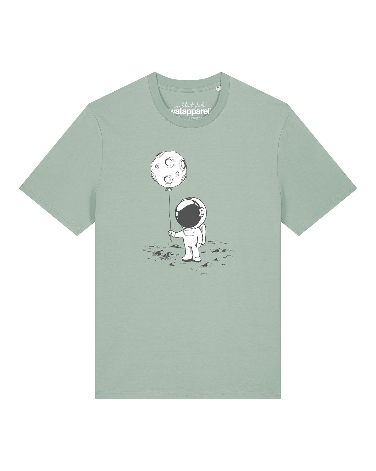 Kleiner Astronaut mit Luftballon | T-Shirt Unisex-front;C089