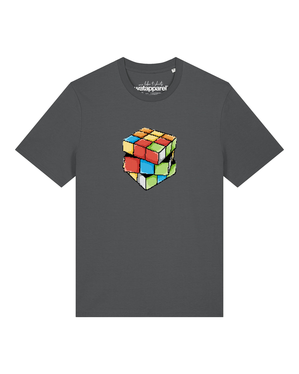 Pixel Zauberwürfel | T-Shirt Unisex-front;C253