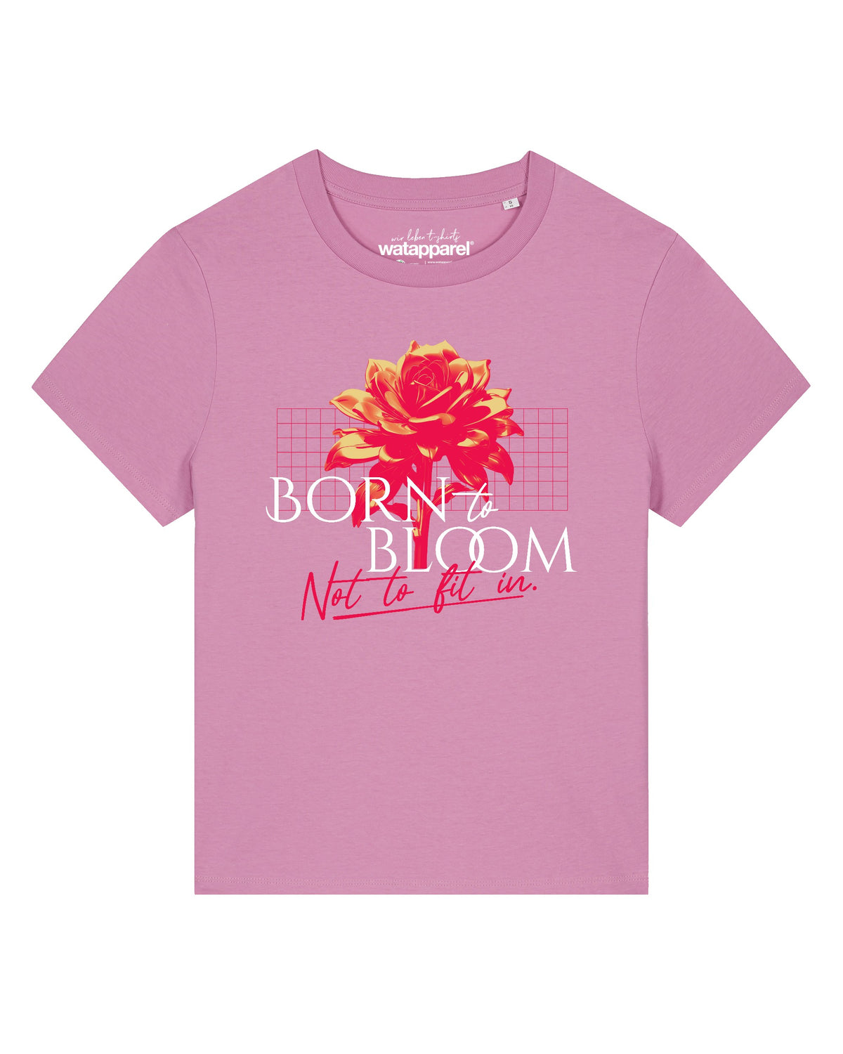 Born to bloom | T-Shirt Frauen-front;C129