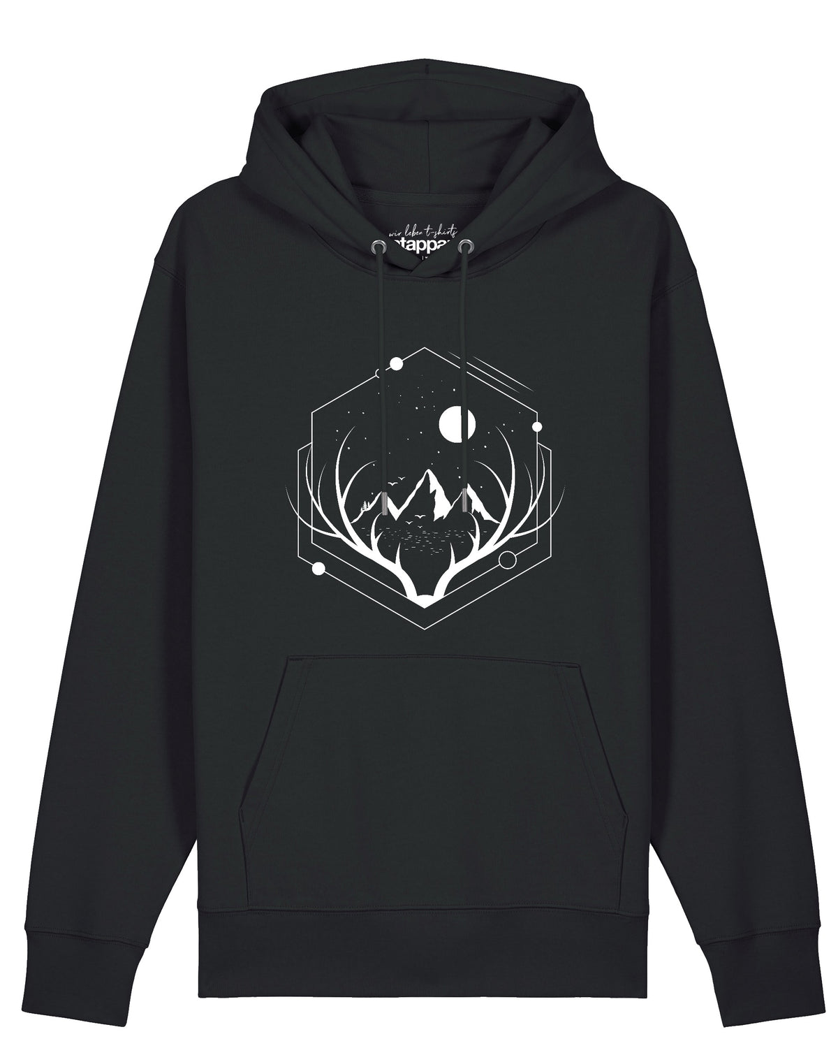 Wanderlust at night | Hoodie Unisex-front;C002