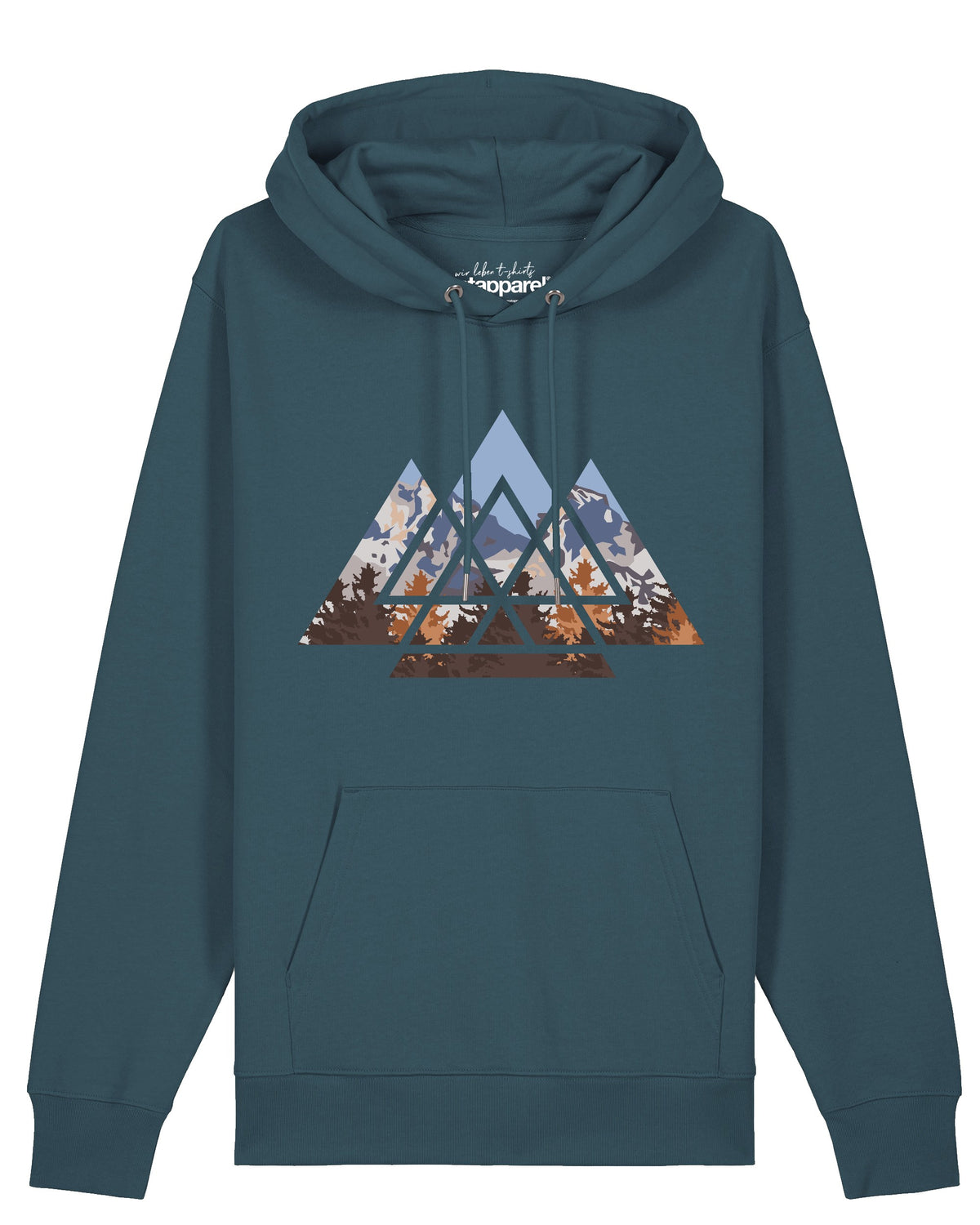 Geometric Landscape | Hoodie Unisex-front;C702