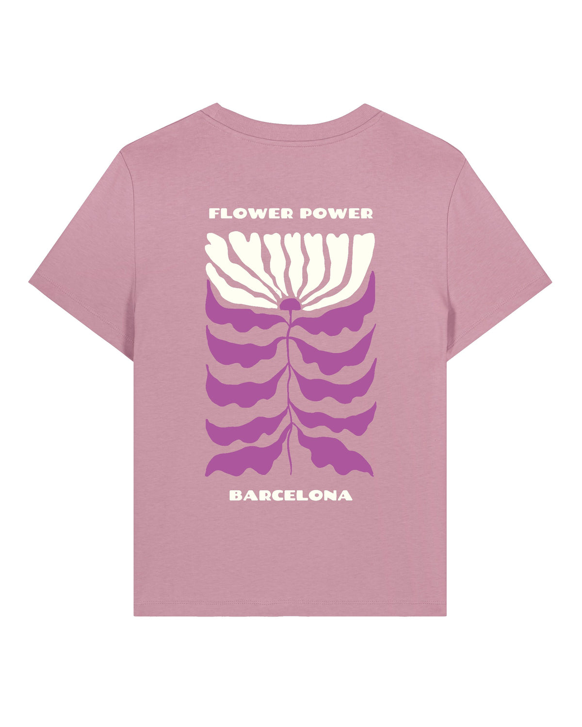Barcelona Flora | T-Shirt Frauen-back;C355