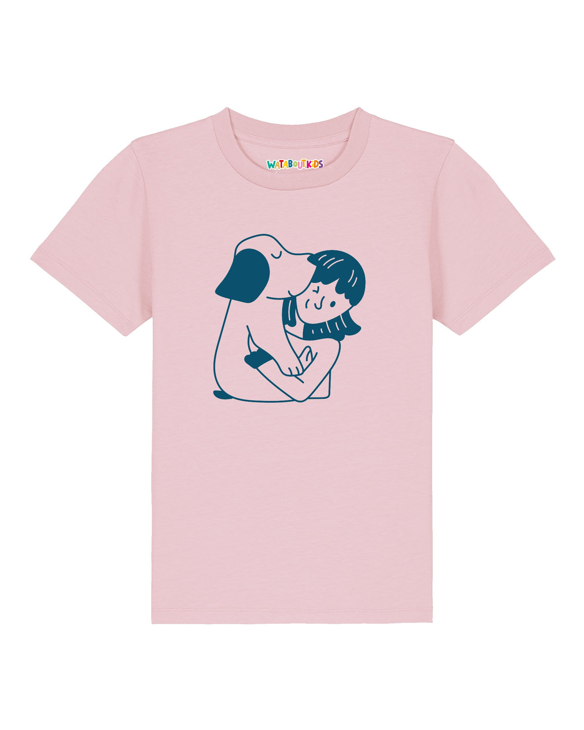 Mädchen und Hund | T-Shirt Kinder-front;C005