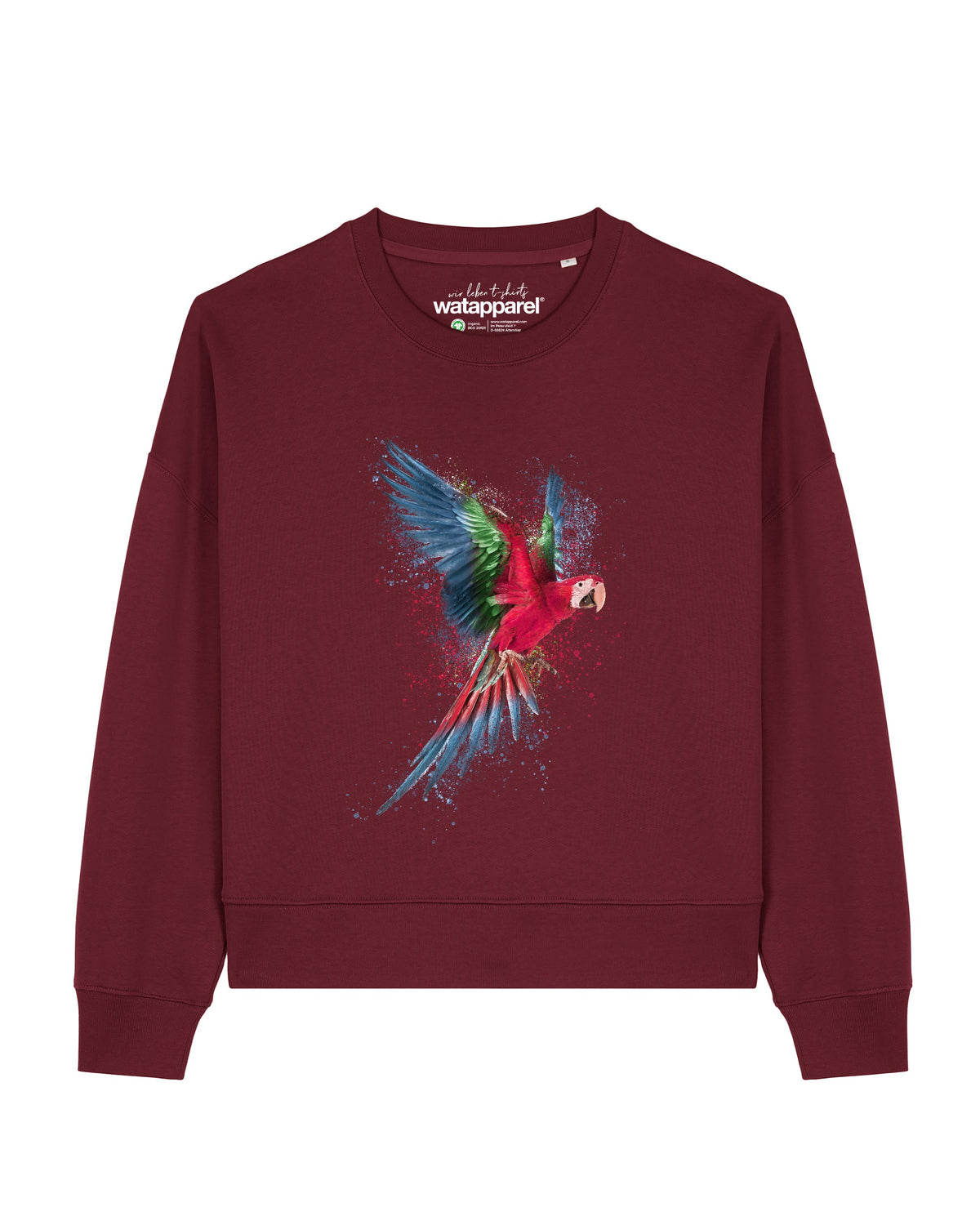Papagei | Sweatshirt Frauen-front;C244