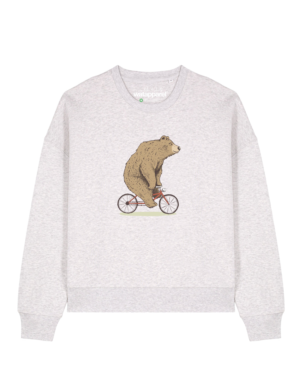 Fahrradbär | Sweatshirt Frauen-front;C146