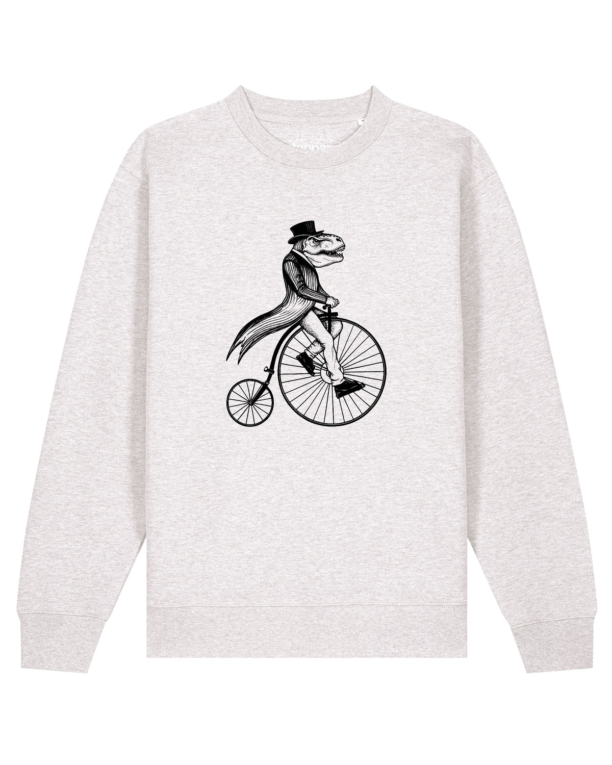 T-Rex auf Fahrrad | Sweatshirt Unisex-front;C146