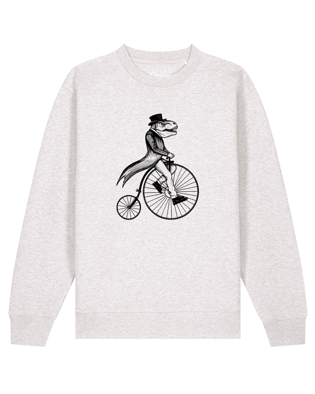 T-Rex auf Fahrrad | Sweatshirt Unisex-front;C146