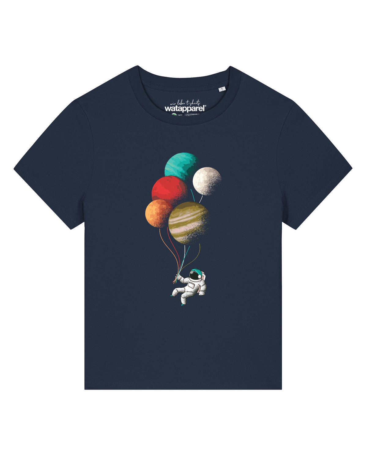 Balloon Spaceman | T-Shirt Frauen-front;C727