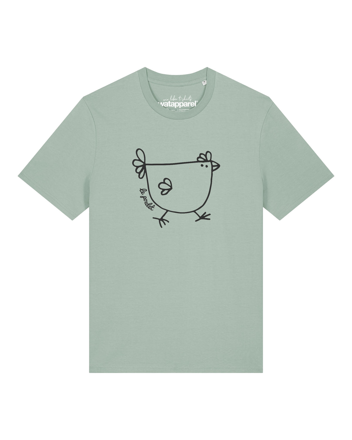 Le poulet - das Huhn | T-Shirt Unisex-front;C089