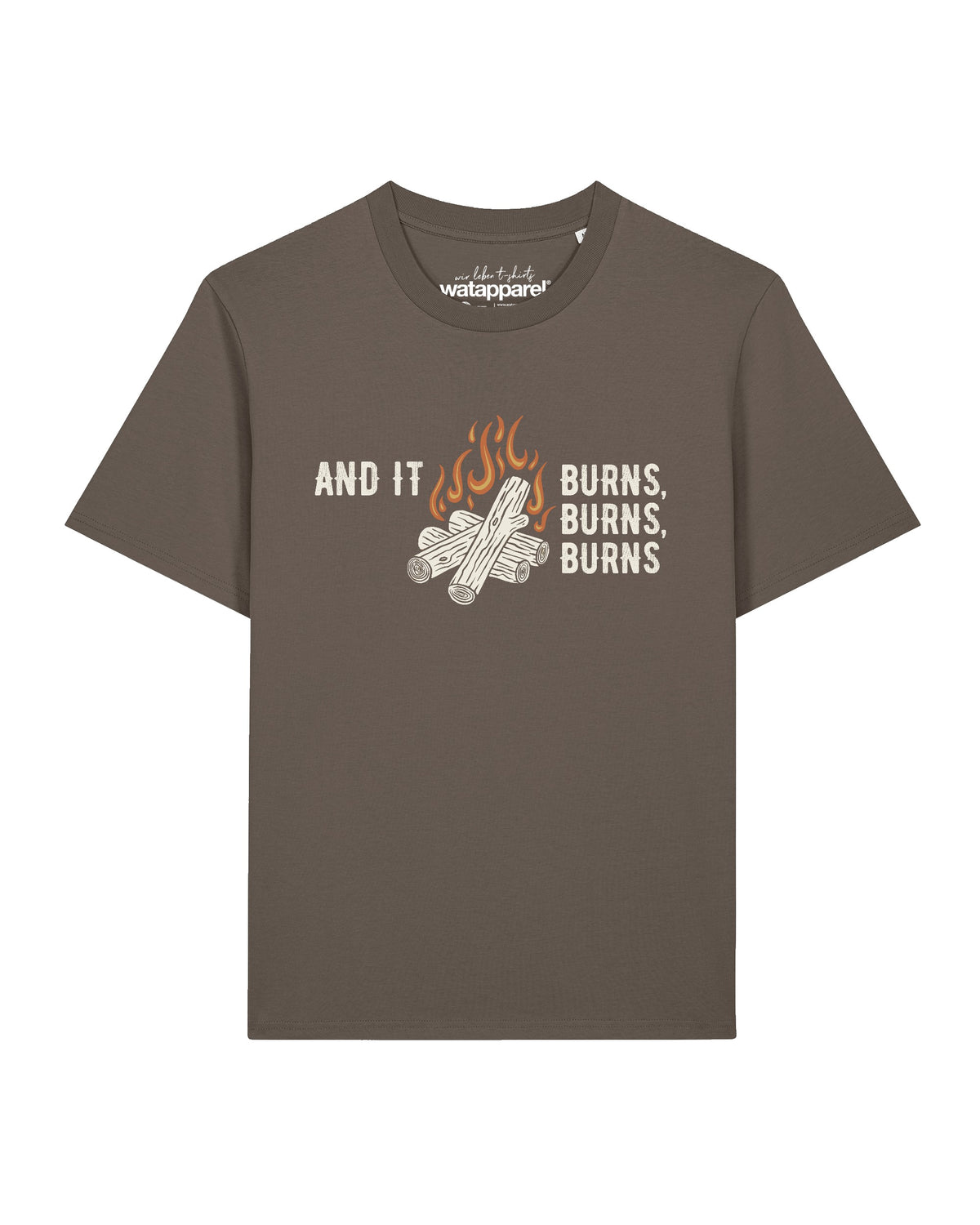 And it burns | T-Shirt Unisex-front;C135