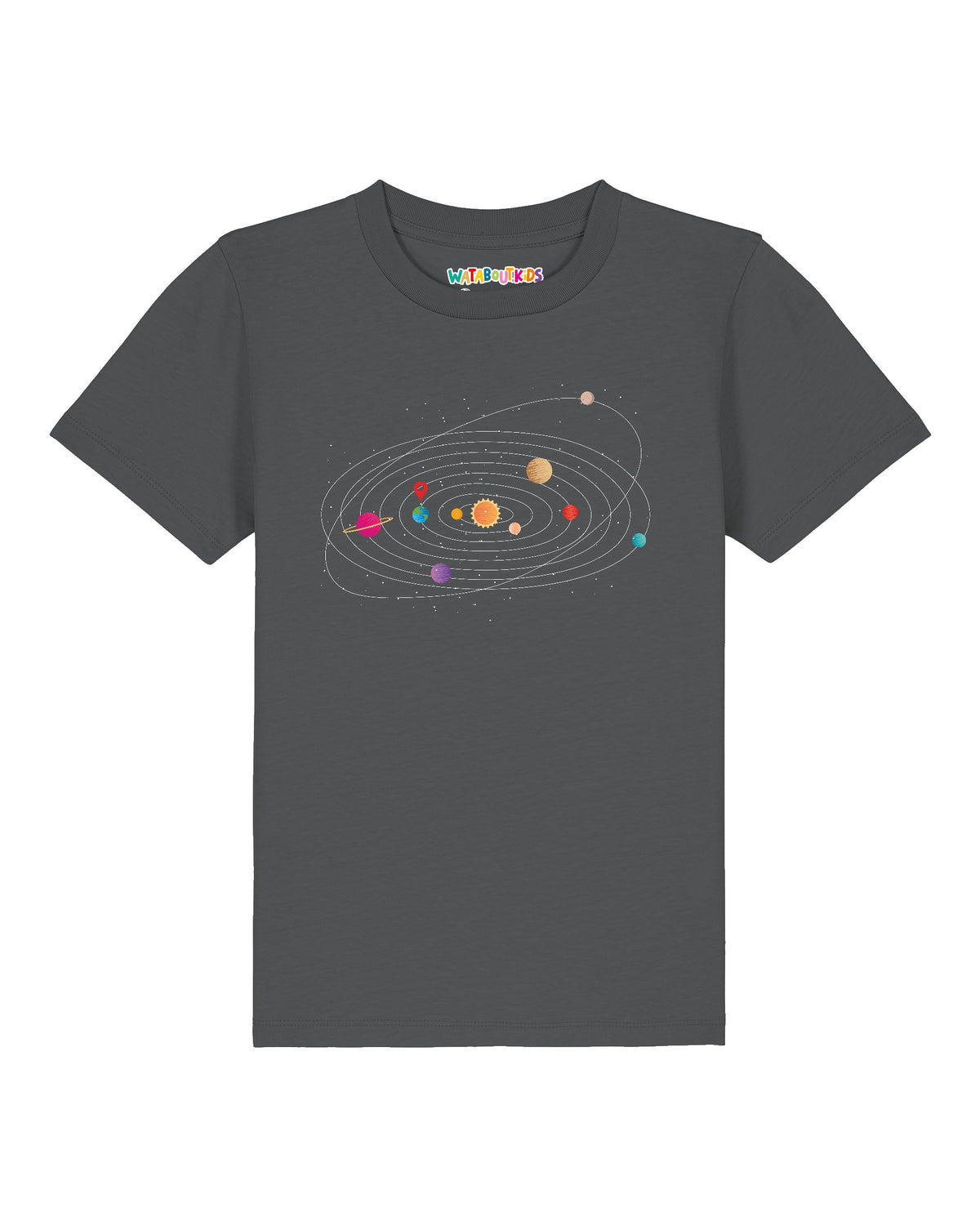Sonnensystem | T-Shirt Kinder-front;C253