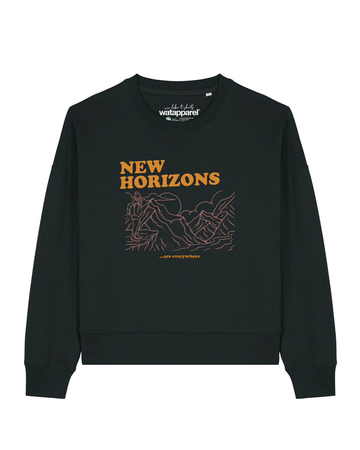New horizons are everywhere | Sweatshirt Frauen-front;C002