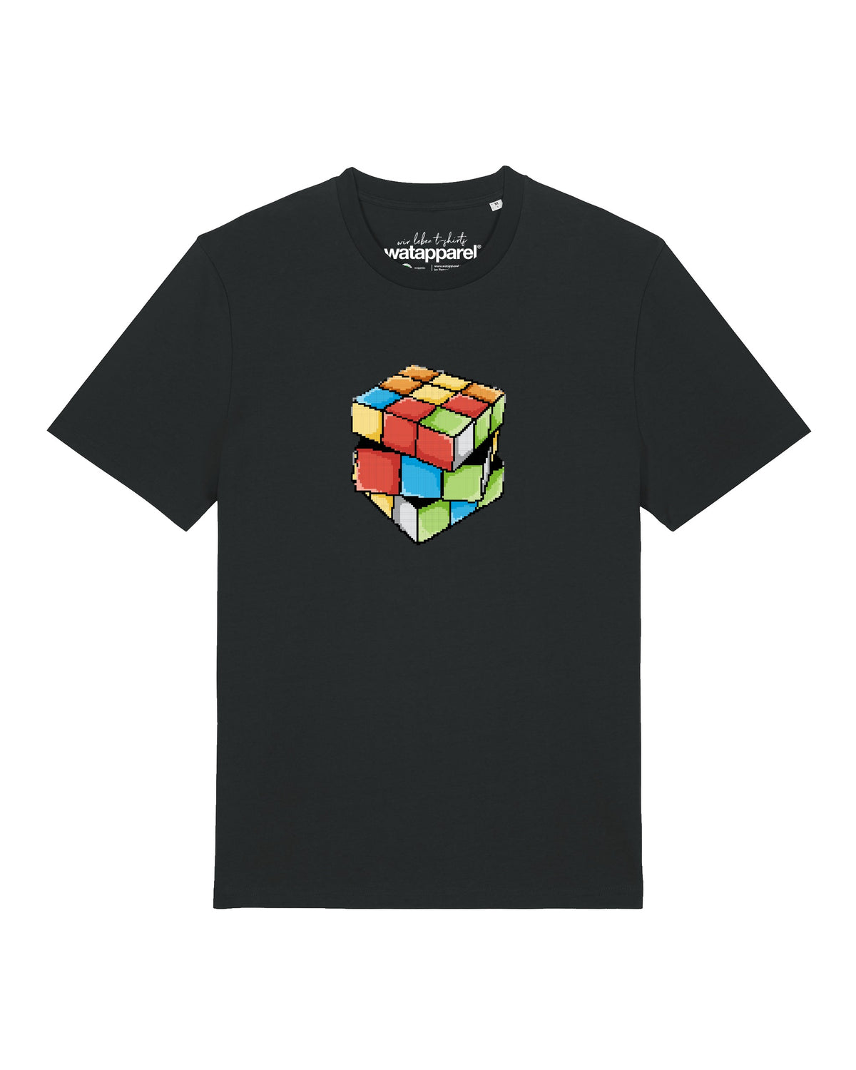 Pixel Zauberwürfel | T-Shirt Unisex-front;C002