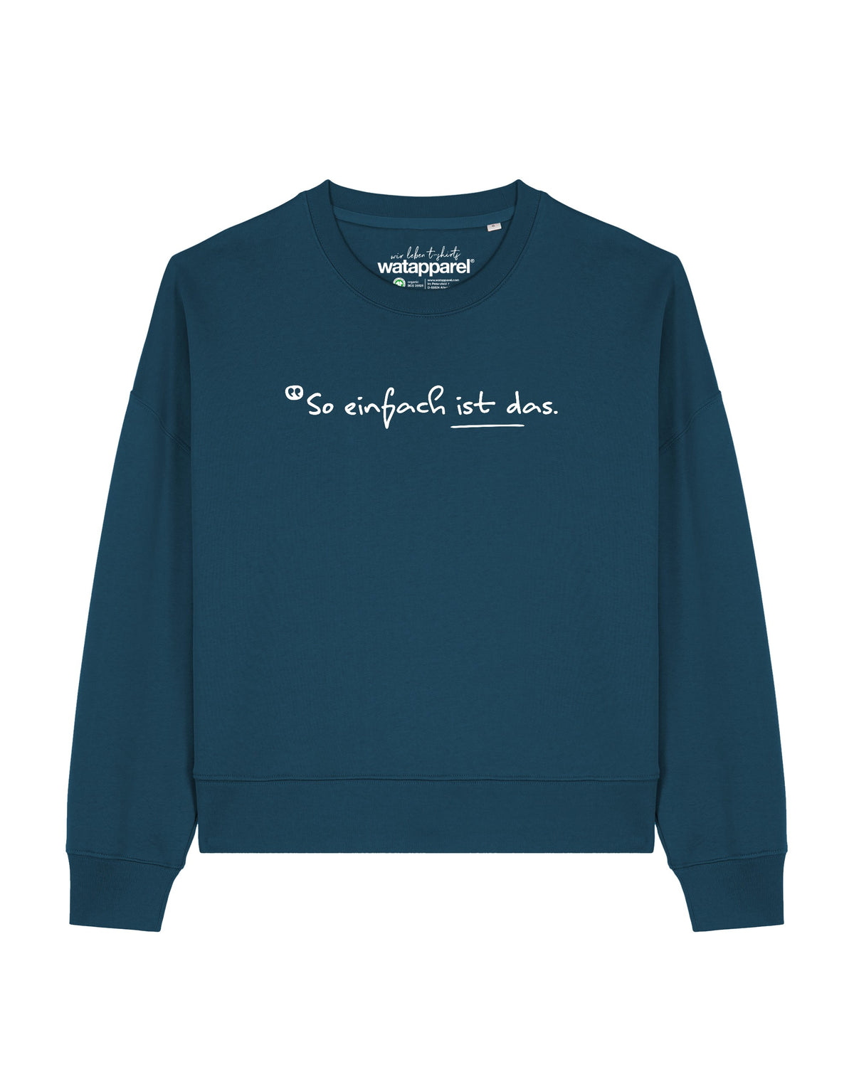 So einfach ist das | Sweatshirt Frauen-front;C136