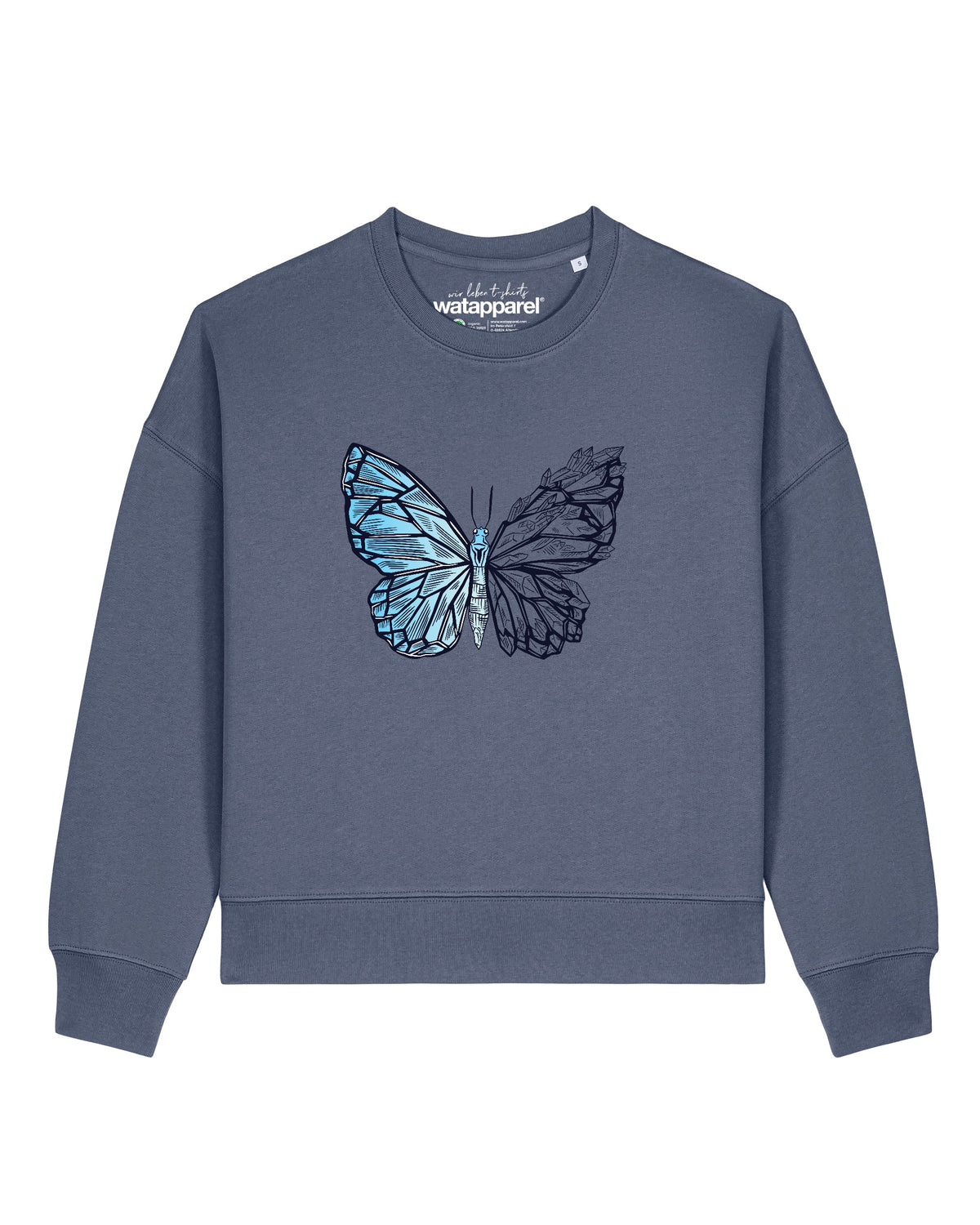 Crystal Butterfly | Sweatshirt Frauen-front;C156