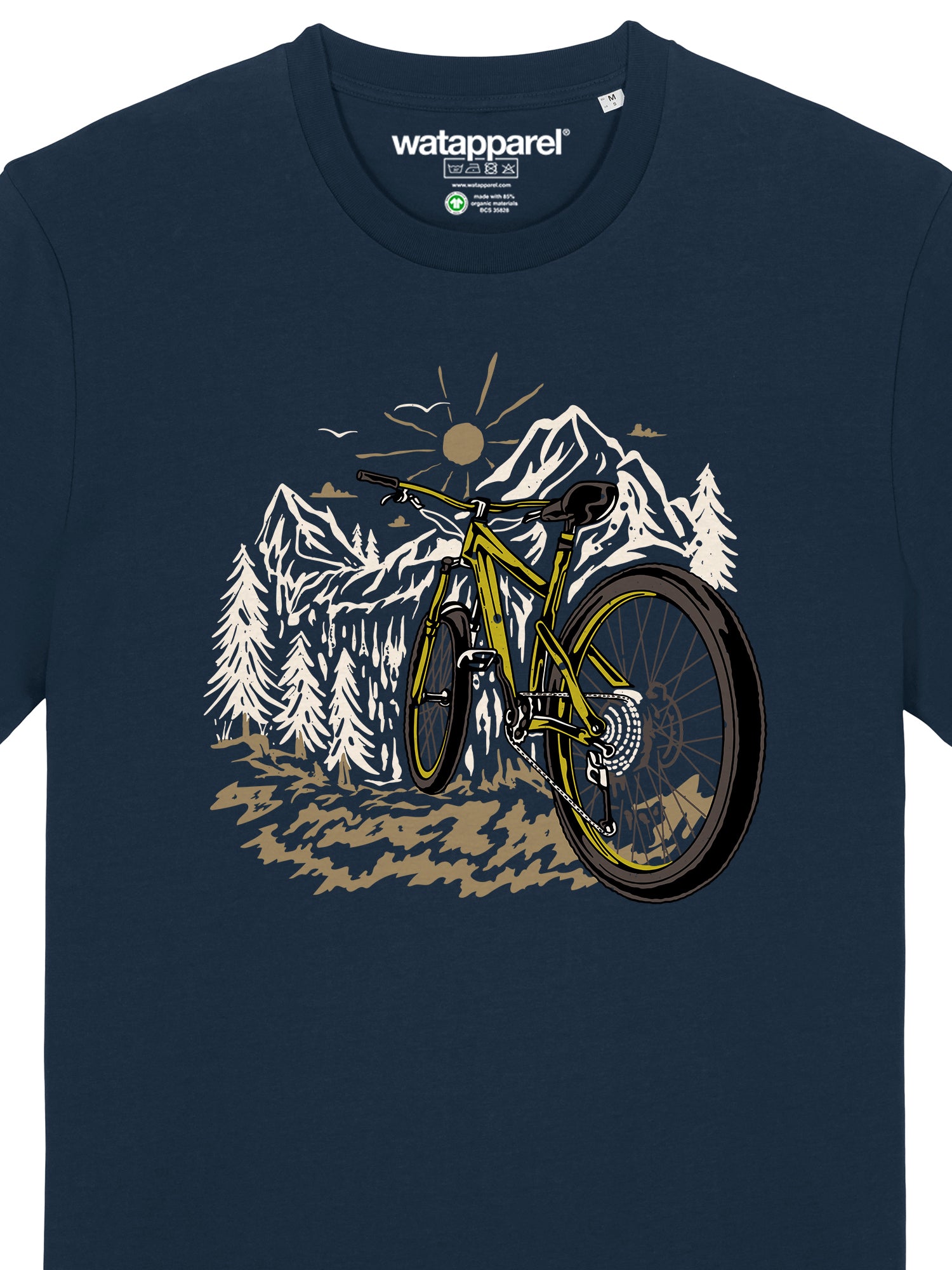 mountainbike t shirt Mountainbike und Berge