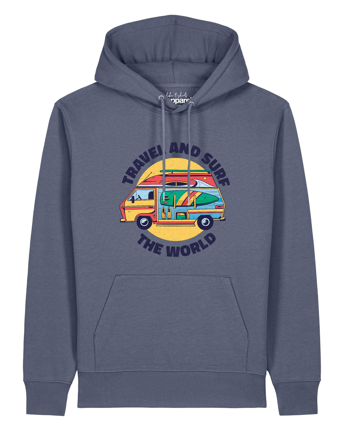Travel and surf | Hoodie Unisex-front;C156