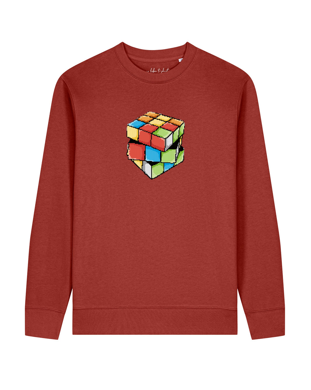 Pixel Zauberwürfel | Sweatshirt Unisex-front;C150