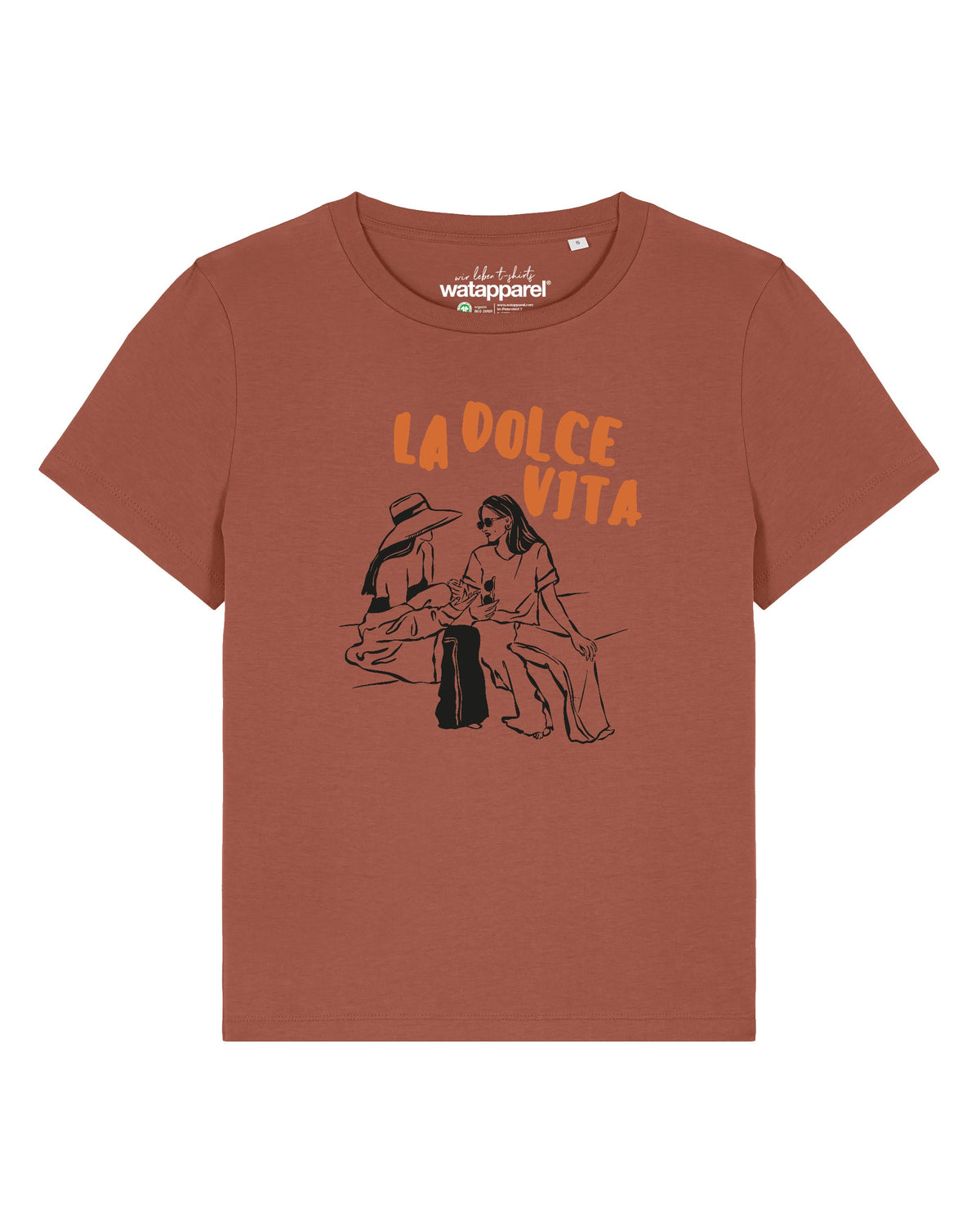 La dolce vita | T-Shirt Frauen-front;C730