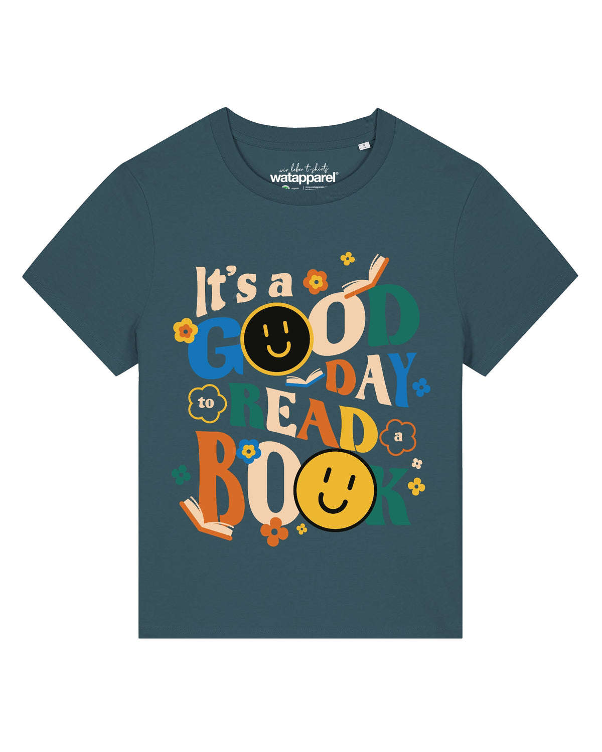 Good day to read a book | T-Shirt Frauen-front;C702