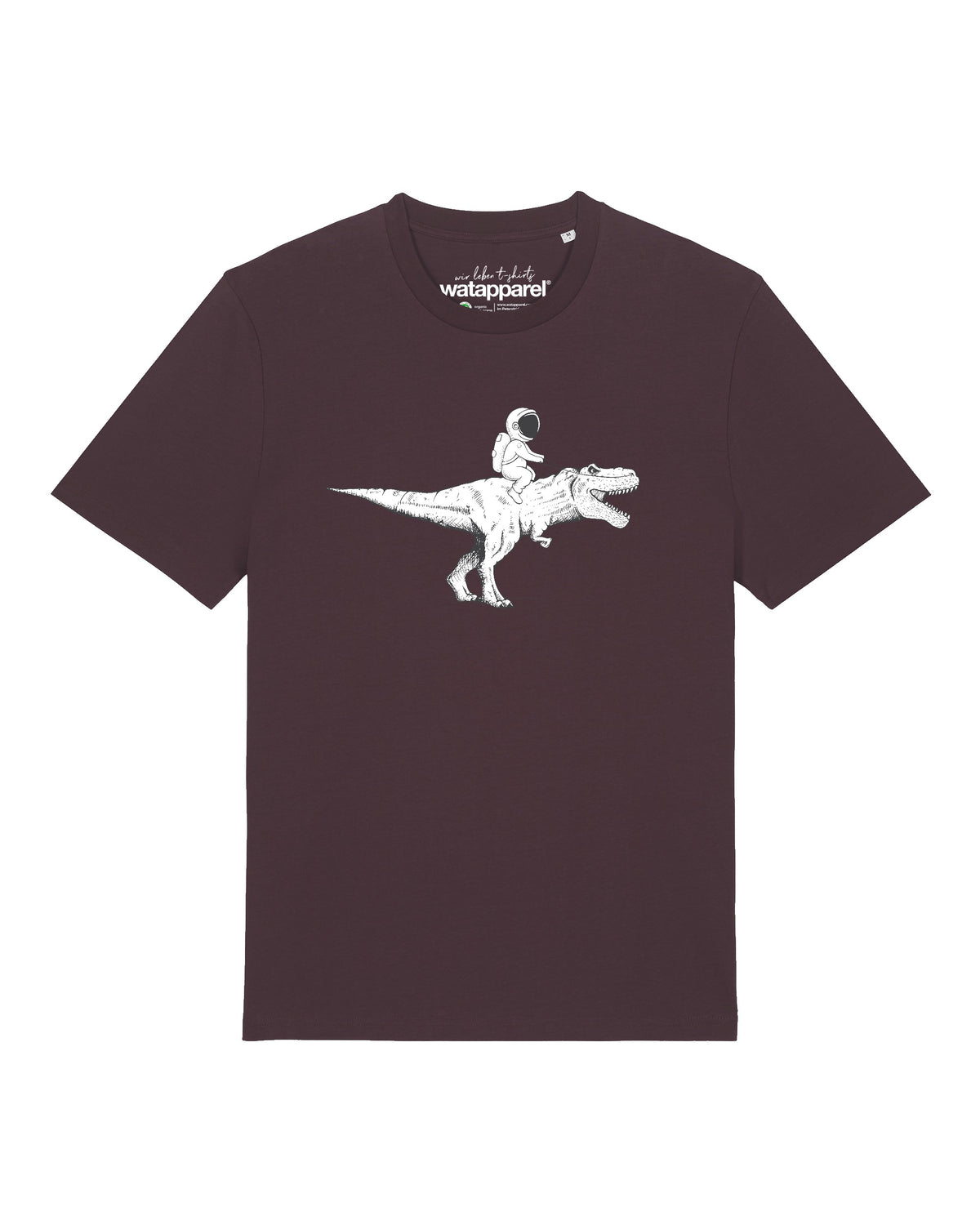 Astronaut on T-Rex | T-Shirt Unisex-front;C116