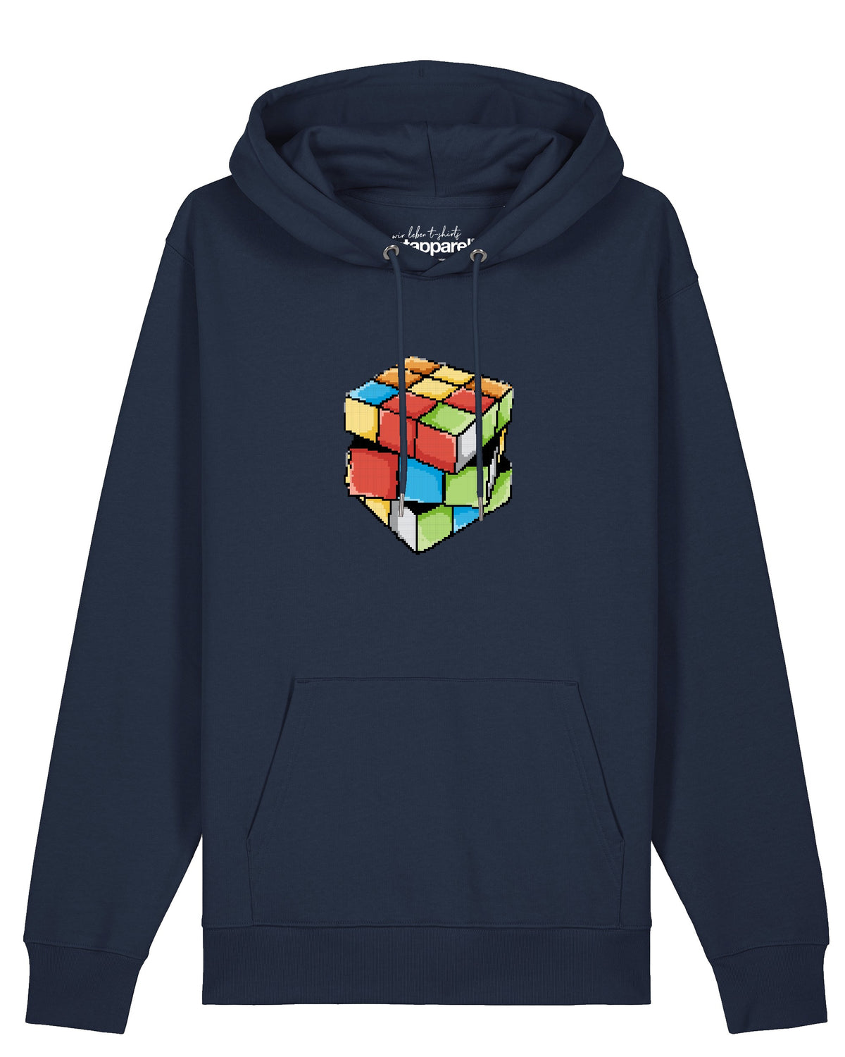 Pixel Zauberwürfel | Hoodie Unisex-front;C727