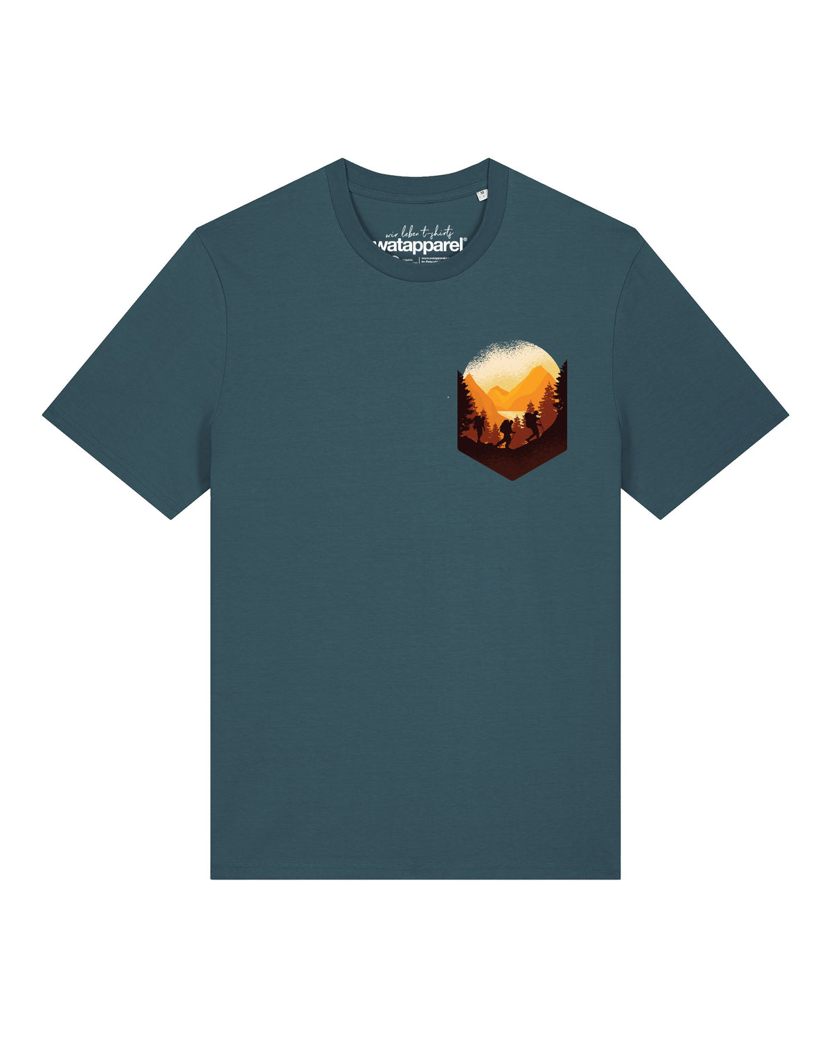 Hiking in the mountains | T-Shirt Unisex-front;C702